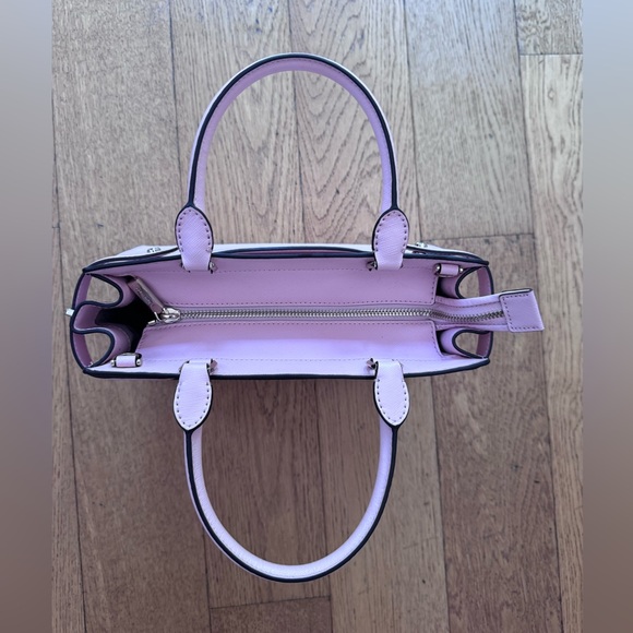 Kate Spade Staci Saffiano Leather Medium Satchel Chalk Pink - Picture 9 of 16